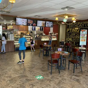 Inside view of business