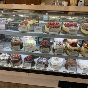 Cakes available for sale