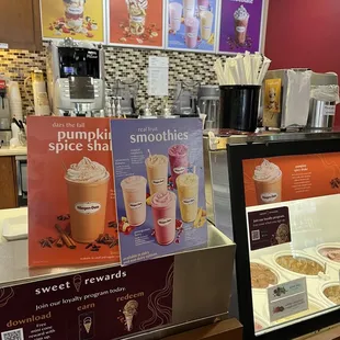 Ice cream section