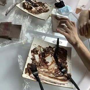 The food was so good that we forgot to grab a picture beforehand, whoops.