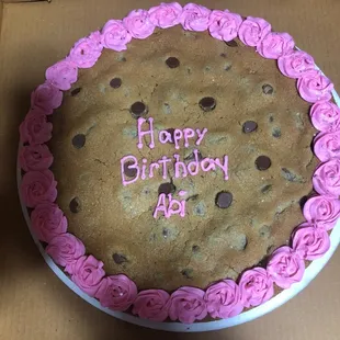The cookie is amazing and so soft. Her icing is not sweet overload so when you eat it together it's the perfect combination.