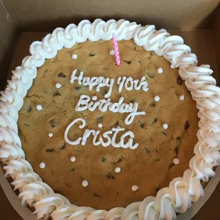 Have I mentioned her icing is to die for? Put a cookie with it and I'm in heaven.