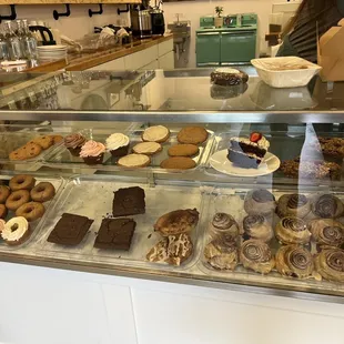 a variety of pastries
