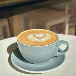 GOCHUJANG CARAMEL LATTE - housemade gochujang caramel sauce, espresso &amp; milk, sweet w/a touch of spice!