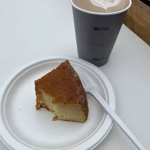 Mocha and ricotta cake!