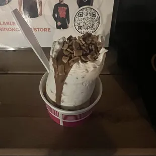 Cookie butter and cheesecake