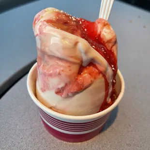 BYO w strawberry and caramel