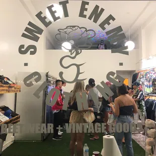 Outside view looking in!