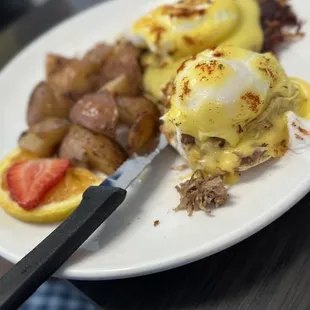 Corned Beef Hash Benedict