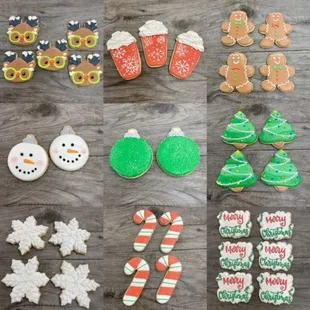 Iced Sugar Cookies, Christmas Cookies