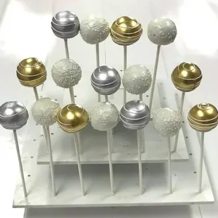 Metallic Cake Pops