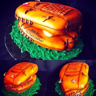 Baseball Glove Cake