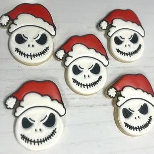 Amazing Jack Skellington Iced Sugar Cookies!