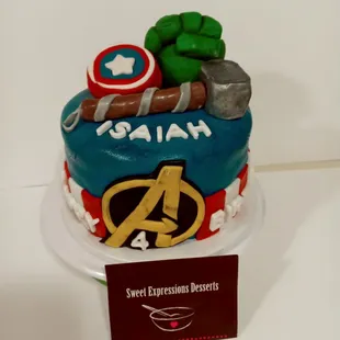 Avengers Custom Cake