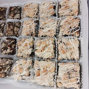 Coco Loco and Tropican brownies