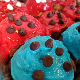 Custom Birthday Party order: Plain Decadence rolls and Chocolate rolls