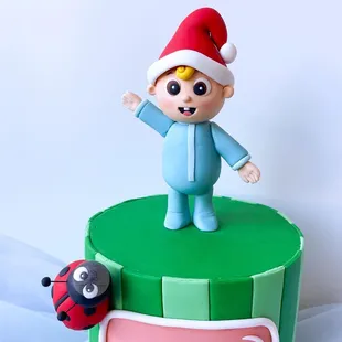 a birthday cake for a little boy