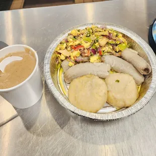 Porridge and Ackee and Saltfish!