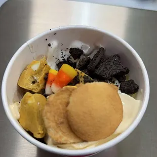 Pumpkin cheesecake bites