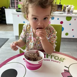 this one likes her Sweet Frog