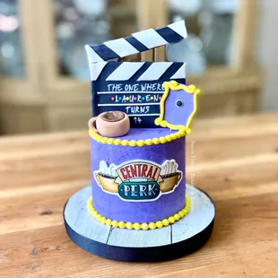 Friends themed cake