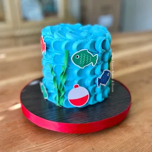 O-fish-ally one smash cake.