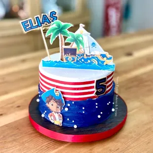 Santiago of the Seas themed cake