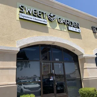 The front of the store.
