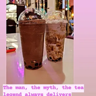 OMG Fashion (on left) Deez Nutz (on right)