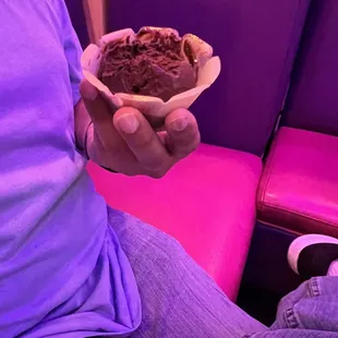 Chocolate gelato
