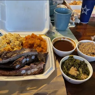 Rib plate with extra sides