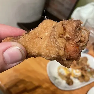 Hairy chicken wing