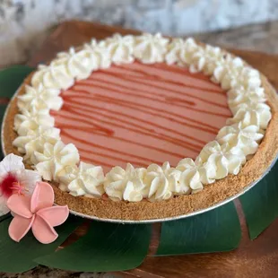 Guava Pie Graham cracker crust creamy guava filling