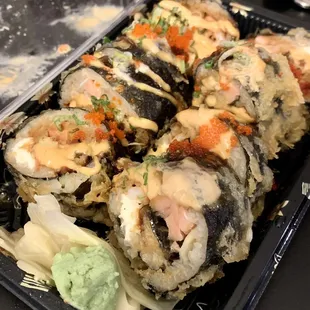 The Rock&apos;N Roll specialty sushi roll