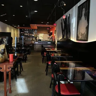 the interior of a restaurant