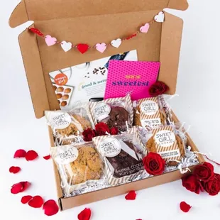 a box of valentine's day treats