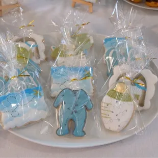 Baby shower cookies