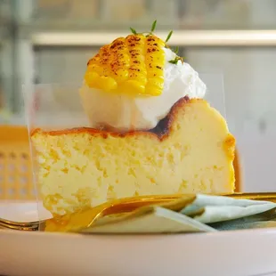 Sweet Corn Basque Burnt Cheesecake