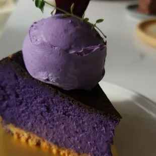Ube Basque Cheesecake