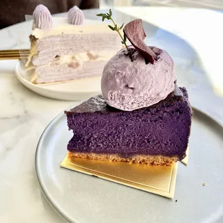 Ube Basque Cheesecake