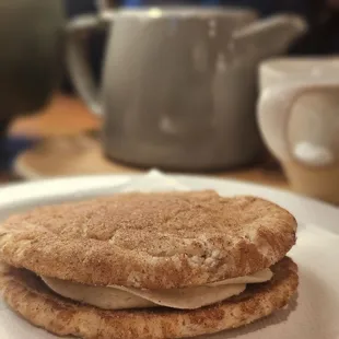 Vegan Churro Cookie Sandwich by Hayvy Bayky @Temple Coffee on K St