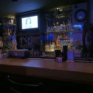 View of the bar