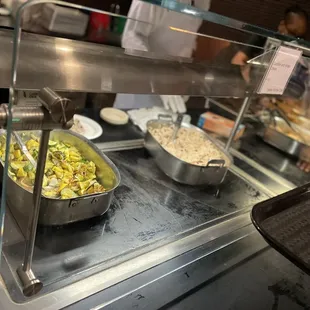 a variety of food items