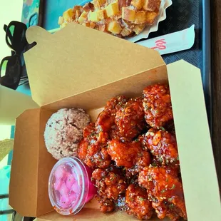 Sweet Hot Spicy boneless chicken