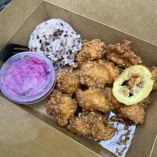 Boneless chicken meal