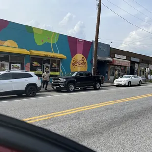 Front of restaurant..