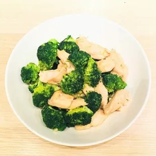 Broccoli and chicken