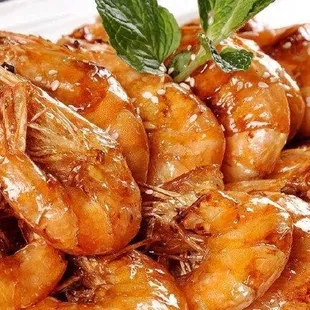Shanghai stir fried shrimp