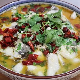 Pickles with fish filet, tofu sheet