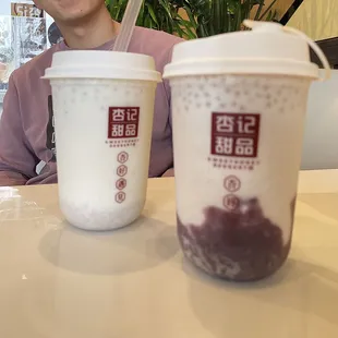 Coconut Juice with Taro and Sago | Purple Yam Sago Milk